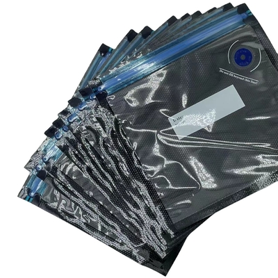 PA-Haushalts-sackt Plastikvakuumdichtungs-Reißverschluss wiederverwendbare Nahrungsmittelvakuumversiegelte Taschen ein