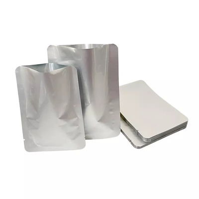 Silberne Mylar-Flachbeutel, Aluminiumfolie, Verpackungsbeutel, Aufbewahrungsbeutel für Lebensmittel