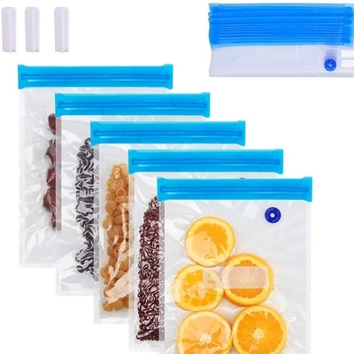 Wiederverwendbarer, gefriergeeigneter, BPA-freier Ziplock-Sous-Vide-Beutel, Lebensmittel-Vakuumierer