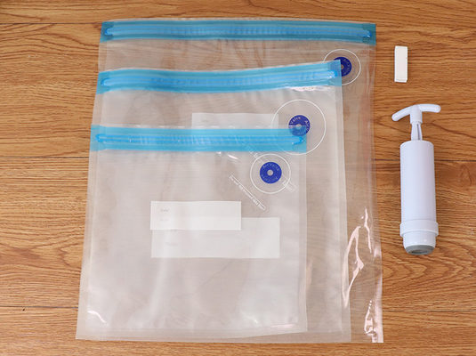 Nylon-Vakuum-Lebensmittelversiegelungsbeutel, benutzerdefinierte, wiederverschließbare Lebensmittelverpackung mit Reißverschluss