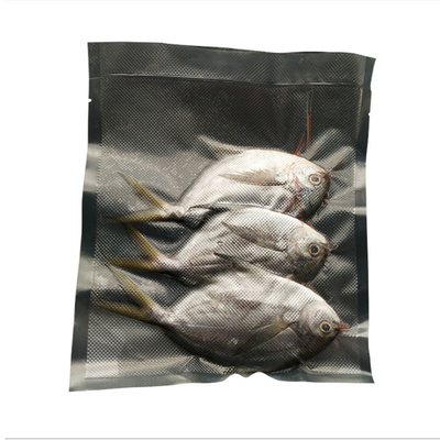 Kundenspezifisches Druck-Vakuumwiederversiegelbare Reißverschluss-Taschen-Schwarz-Rückseite klarer Front Nylon Pouch