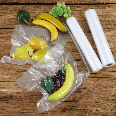 2er-Pack BPA-freie Nylon-Vakuumierbeutel mit Prägung für die Aufbewahrung von Lebensmitteln