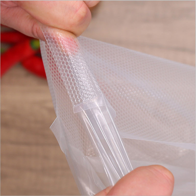 Gefrierschrank-VAC-Speicher-Tasche 60mic BPA freie wiederversiegelbare Plastikbeutel kundengebundene