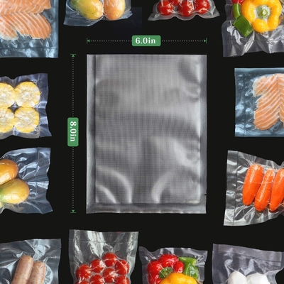 Tetured Freshness Vakuumbeutel Heißsiegelbarer Sous-Vide-Beutel 6&quot;X8&quot;