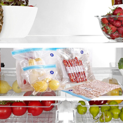 Polyethylen Food Saver Vakuumversiegelte Druckverschlussbeutel Sous Vide Beutel