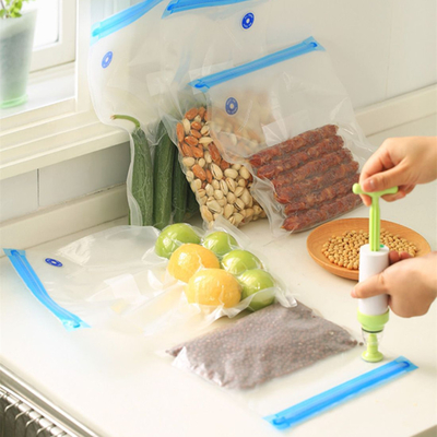 Sous Vide sackt freien wiederverwendbaren Eichmeister BPA Vakuum ein, denreißverschluß für Nahrungsmittelspeicher einsackt