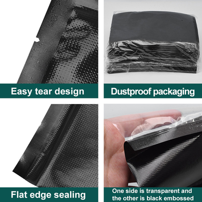 Vorgeschnittene Hitze-prägte schwarze Vakuumdichtungs-Rolle Vakuumeichmeister Rolls