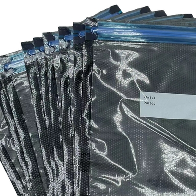 Sgs-Küchen-sackt blauer Nahrungsmittelvakuumreißverschluß Taschen Sous Vide für Kocher ein