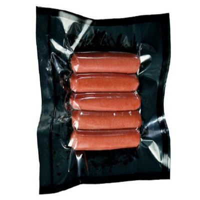 Zusammengesetzter verpackender schwarze Vakuumdichtungs-Rollensperren-Boilable Nahrungsmittelspeicher Rolls