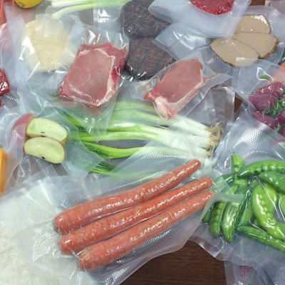 2er-Pack Körner mit individuellem Logo, Sous-Vide-Vakuumbeutel, glatte Rollen zur Aufbewahrung von Lebensmitteln