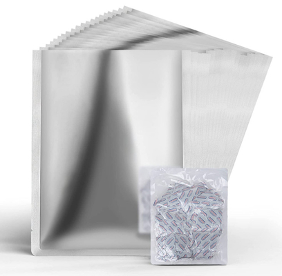 Metallische dichtungs-Beutel-Aluminiumfolie-Tasche Rolls Plastik-Vakuumdrei Seiten