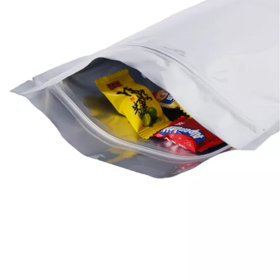 Mylar-Taschen mit benutzerdefiniertem Logo Stand Up Zip-Lock-Aluminiumbeutel Lebensmittelverpackungen Geruchssicher