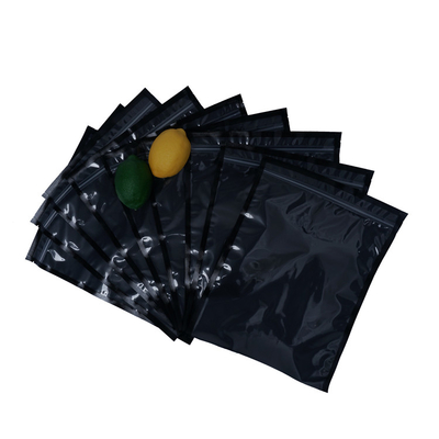Kundenspezifisches dichtungs-Taschen-Tiefkühlkost-Kissen-vakuumverpackender Beutel Clear Black-Vakuum3 Seiten