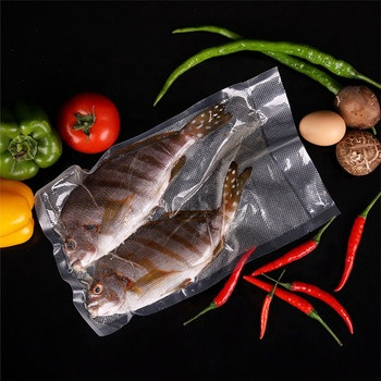 PET Sous Vide Vakuumbeutel prägeartige Plastikvakuumnahrungsmitteltaschen für gefrorenes Fleisch