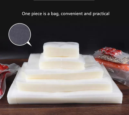 PET Sous Vide Vakuumbeutel prägeartige Plastikvakuumnahrungsmitteltaschen für gefrorenes Fleisch