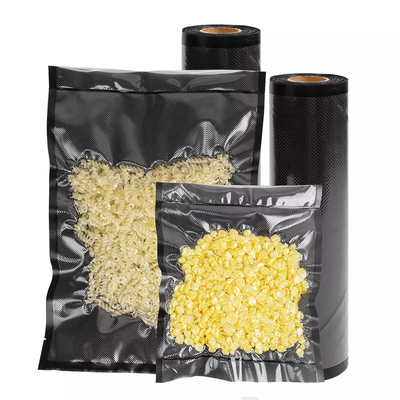 Nuss-Plastiktasche-schwarzer Vakuumdichtungs-Rollennahrungsmittelverpackungs-Speicher ungiftige 6mm