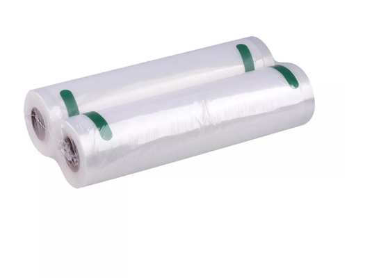 Nylon transparente Lebensmittel 2er-Pack Vakuumierbeutel Rollen Kunststoff-Vakuumbeutel