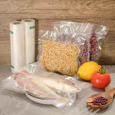 Lebensmittel-Vakuumbeutel aus laminiertem Material, texturiert, geprägt