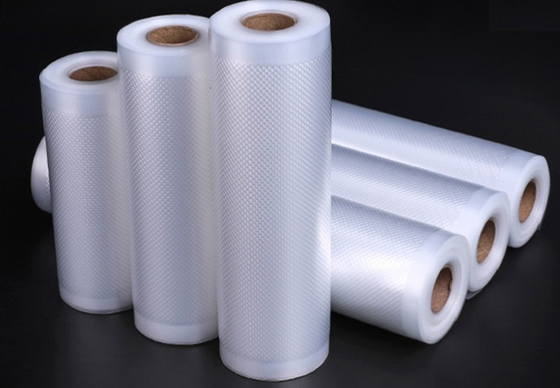 3 Mil geprägte Vakuumierrollen, lebensmittelechte Kunststoff-Nylon-Vakuumbeutel