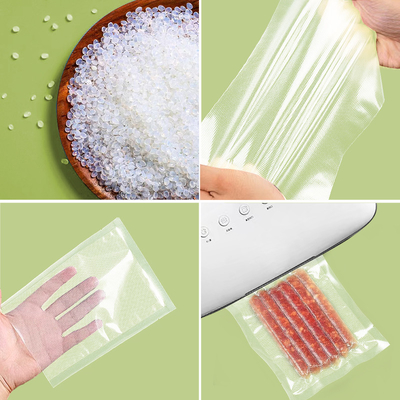 Heiße Verkauf PA/PE Plastiknahrungsmitteleichmeistertaschen-Hohlraumversiegelungstaschen rollen für Gefrierschrank
