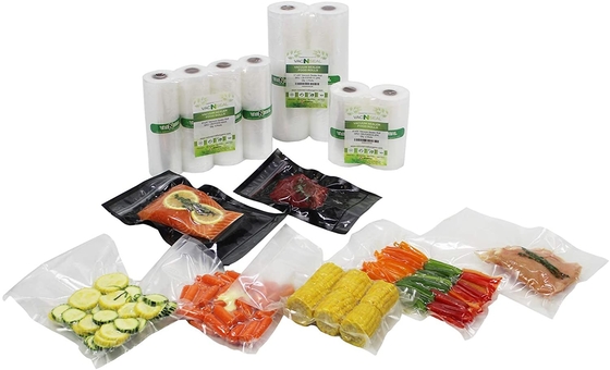 Heiße Verkauf PA/PE Plastiknahrungsmitteleichmeistertaschen-Hohlraumversiegelungstaschen rollen für Gefrierschrank