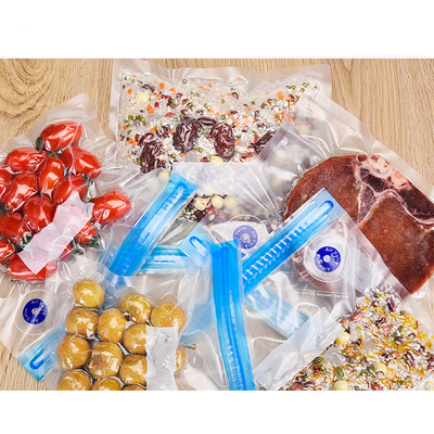 Weisen-Ventil-Vakuumeichmeister-Plastiktasche-Doppelschichten Sous Vide eins machen Nahrungsmitteltaschen Reißverschluss zu