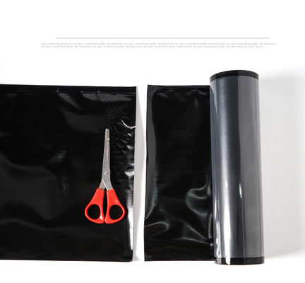 Nuss-Plastiktasche-schwarzer Vakuumdichtungs-Rollennahrungsmittelverpackungs-Speicher ungiftige 6mm